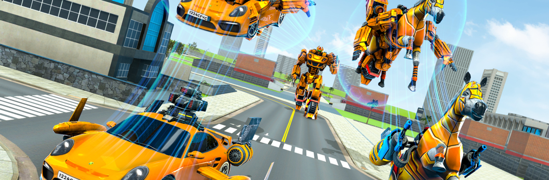 Horse Robot Car Game 3D