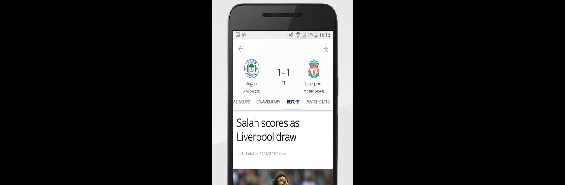 Sky Sports Football Score Centre