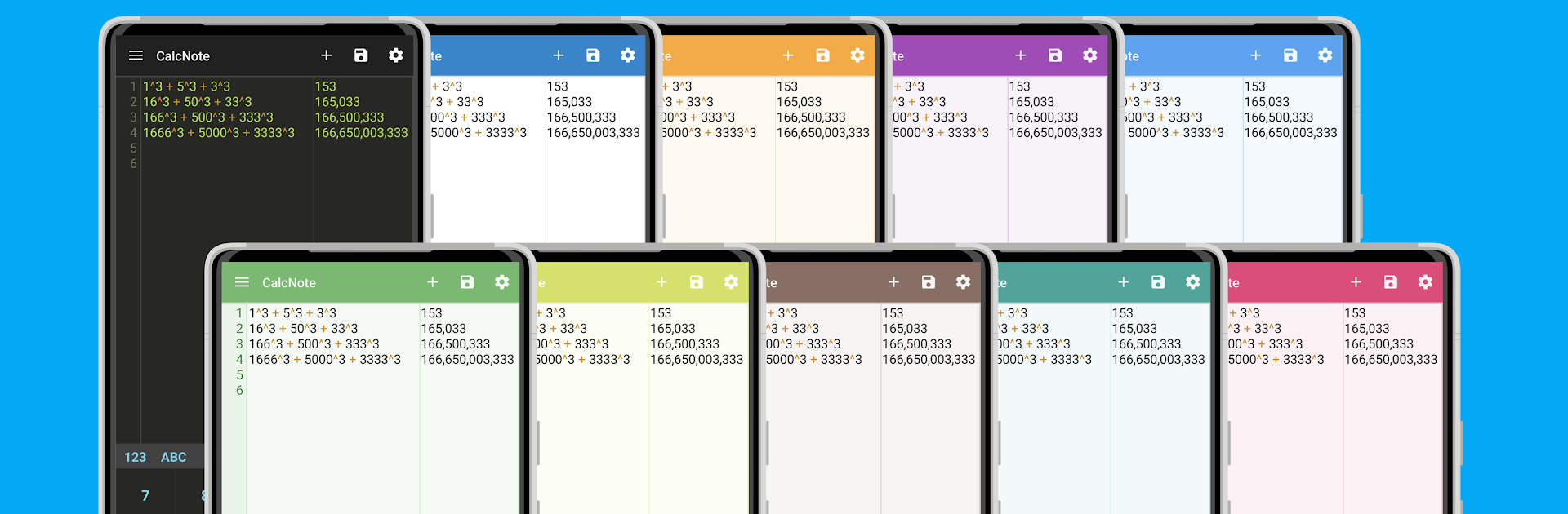 CalcNote - Notepad Calculator