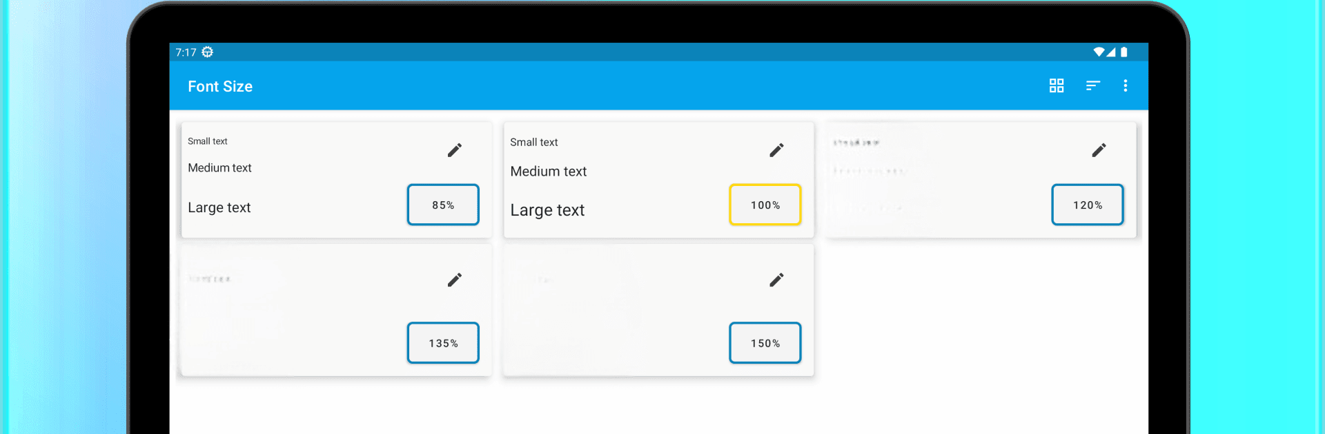 Font Size