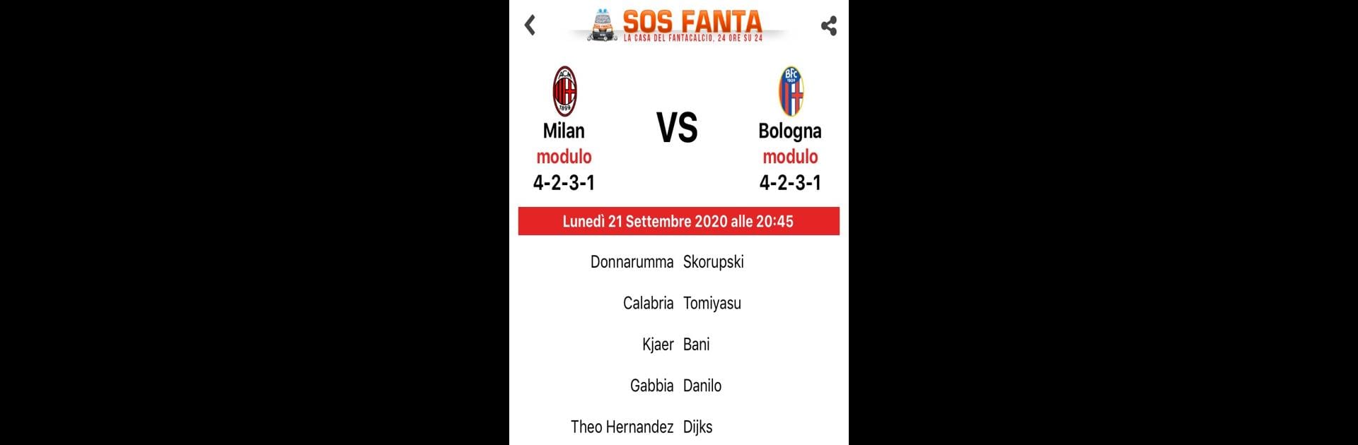 SOS Fanta -  Fantacalcio