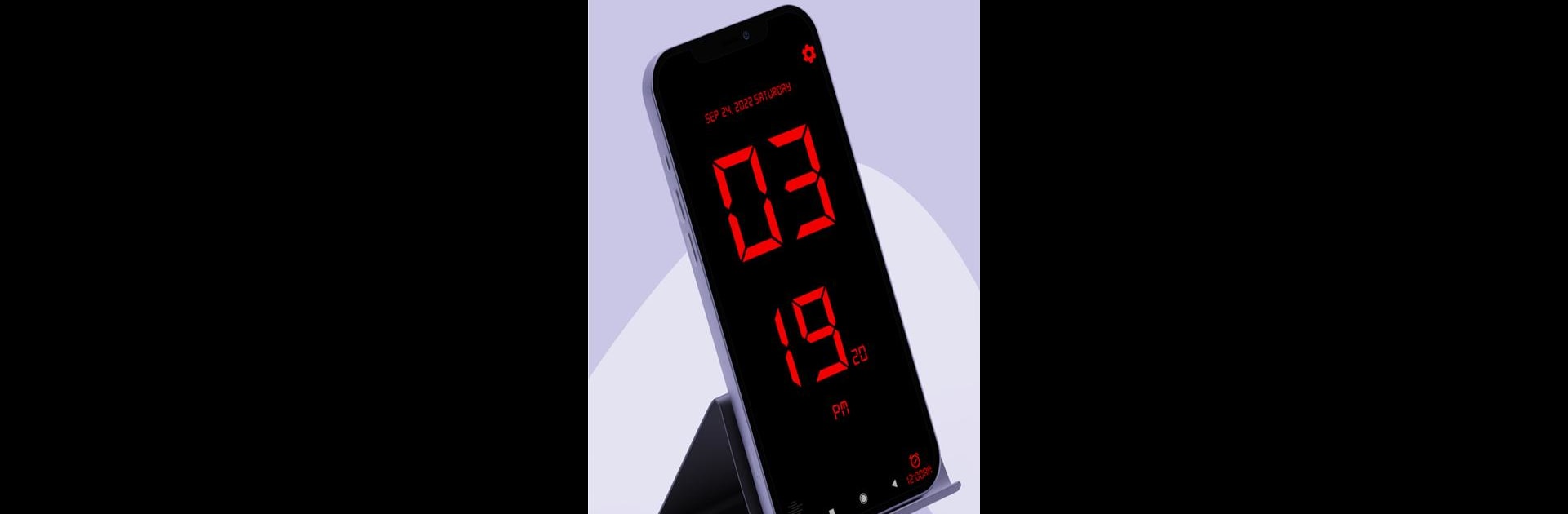 Huge Digital Clock Widget