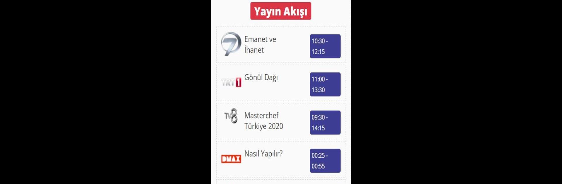 Web TV-Canlı TV izle