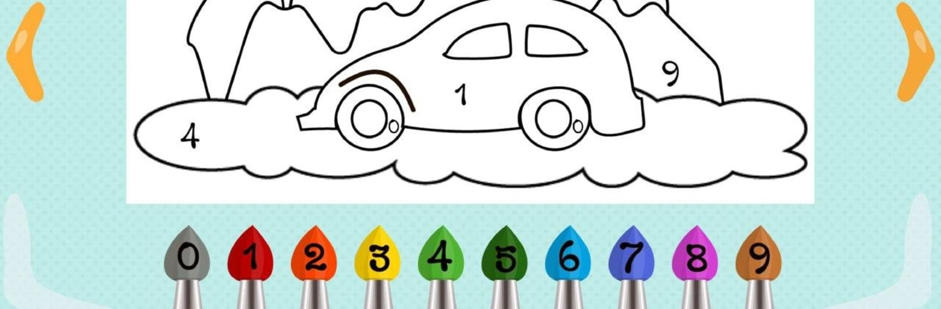 Learning numbers is funny. Toddlers learning games