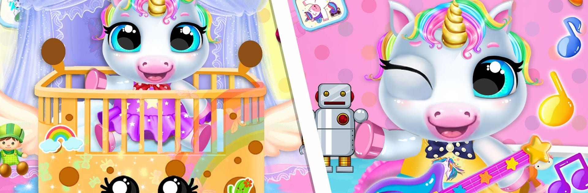 Pregnant Unicorn Mom And Baby Daycare