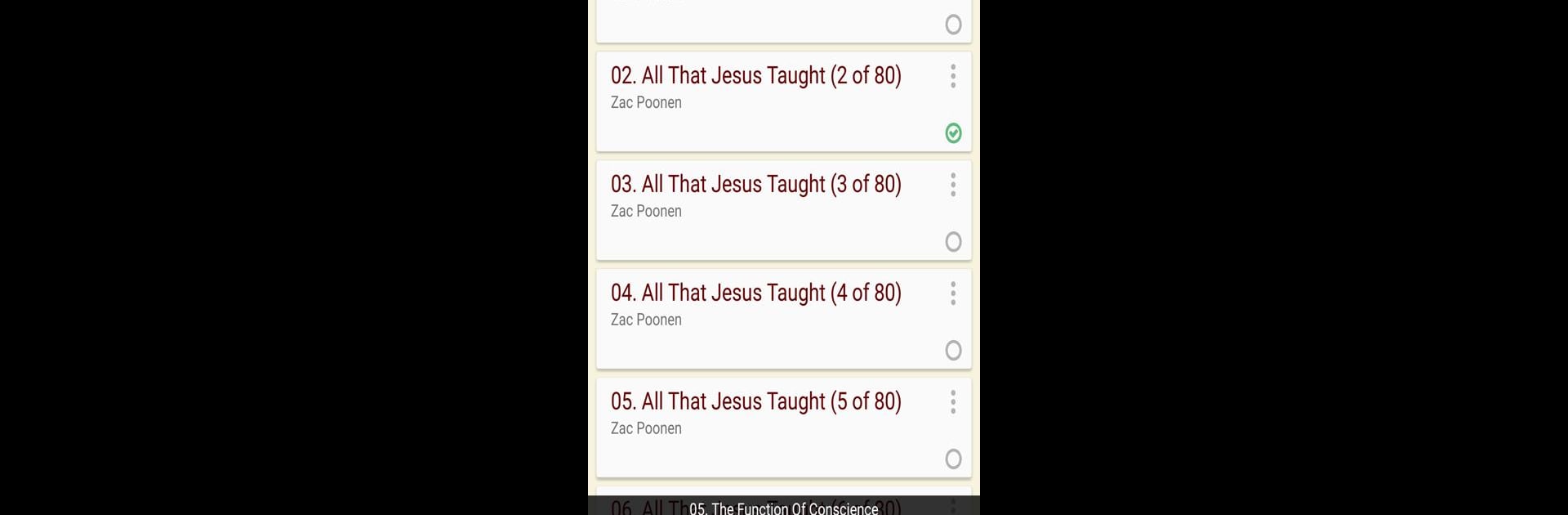 Bible Study with Zac Poonen