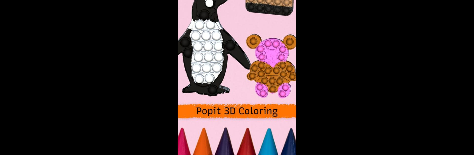 Pop-It Antistress 3D Coloring!