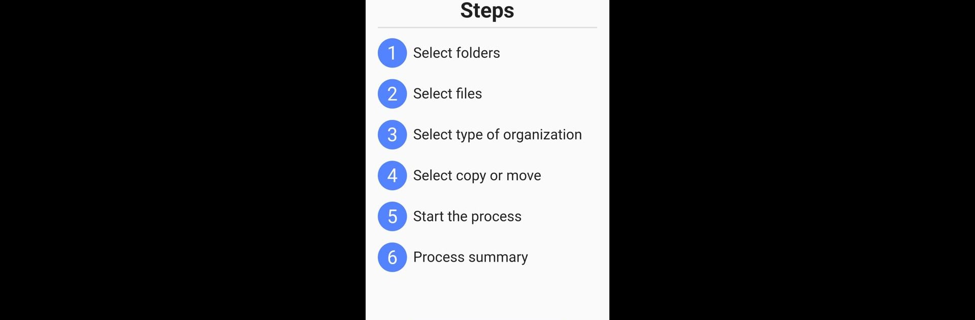 organize files