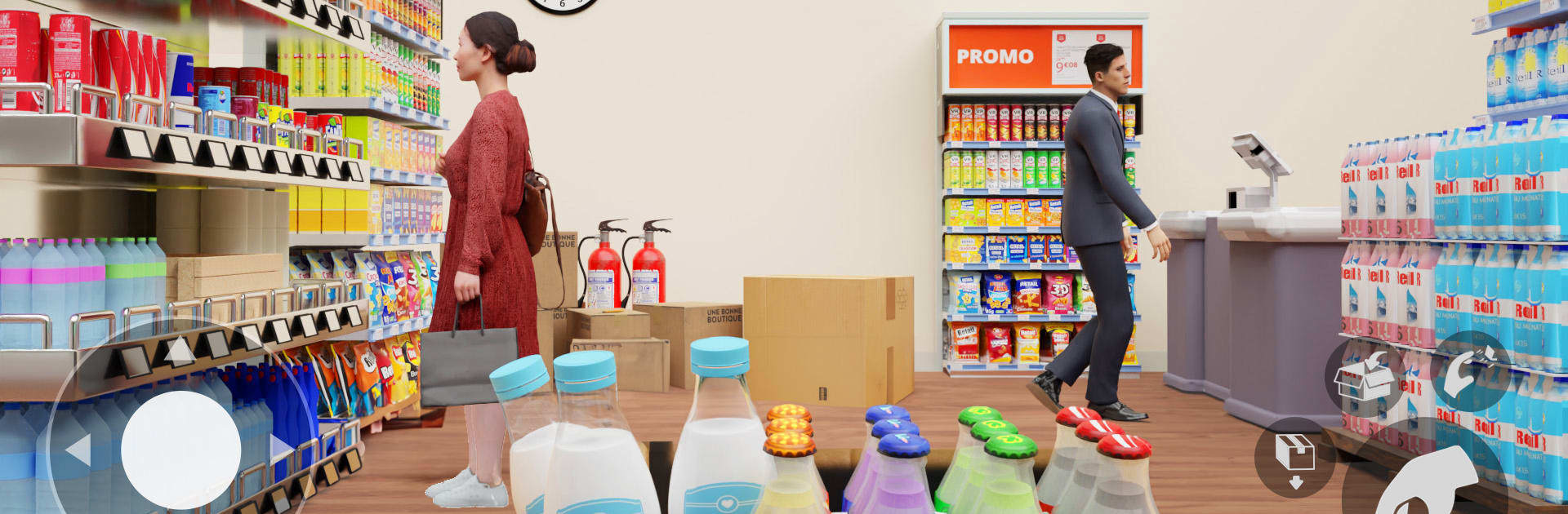 Supermarket Simulator City 3D