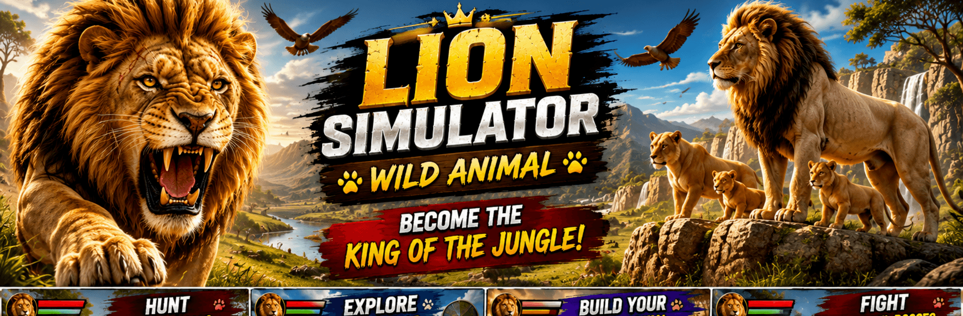 Lion Simulator: Wild Animal