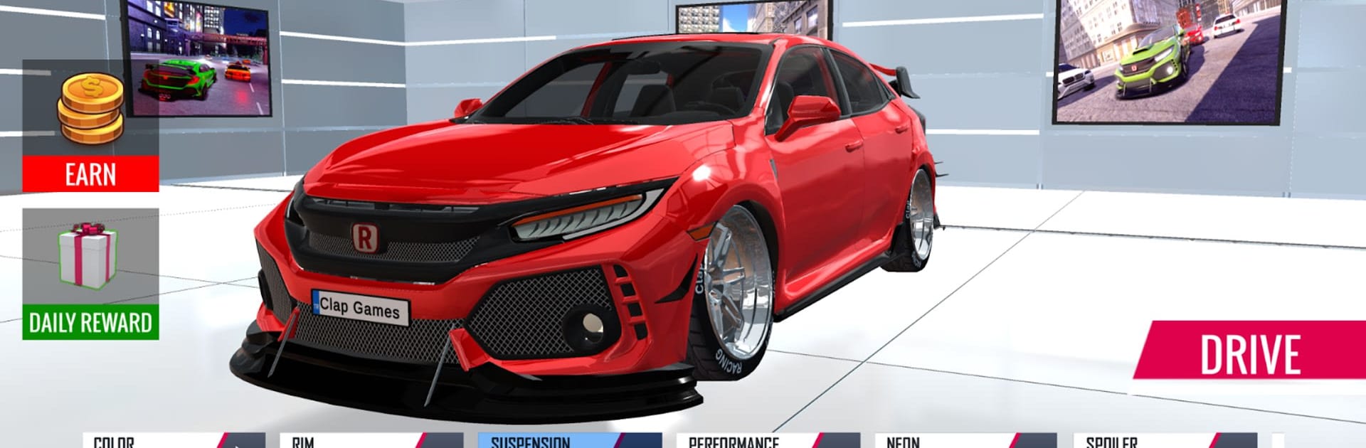 Type-R Car Racing Game 2024