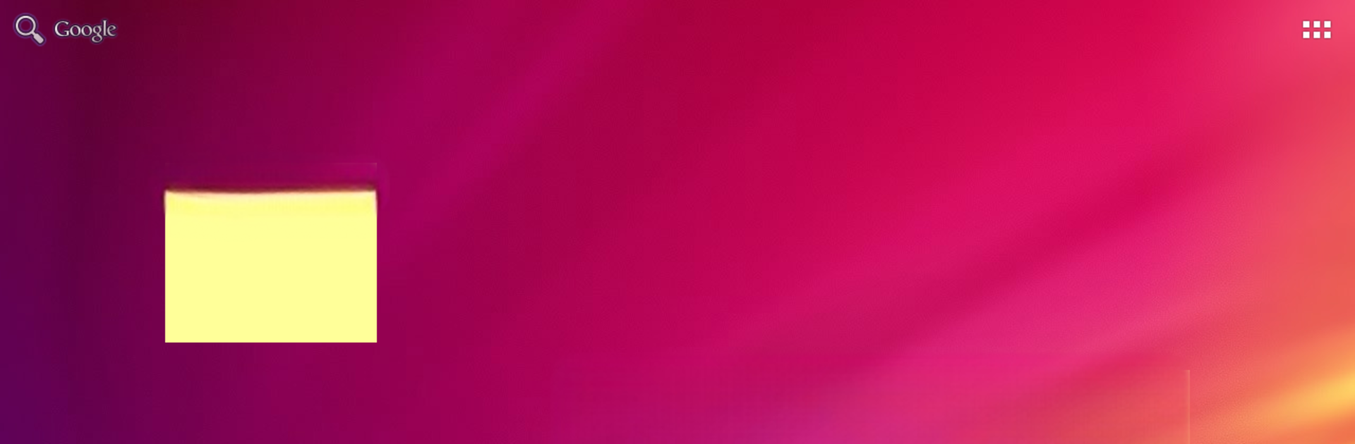 Simple Sticky Note Widget
