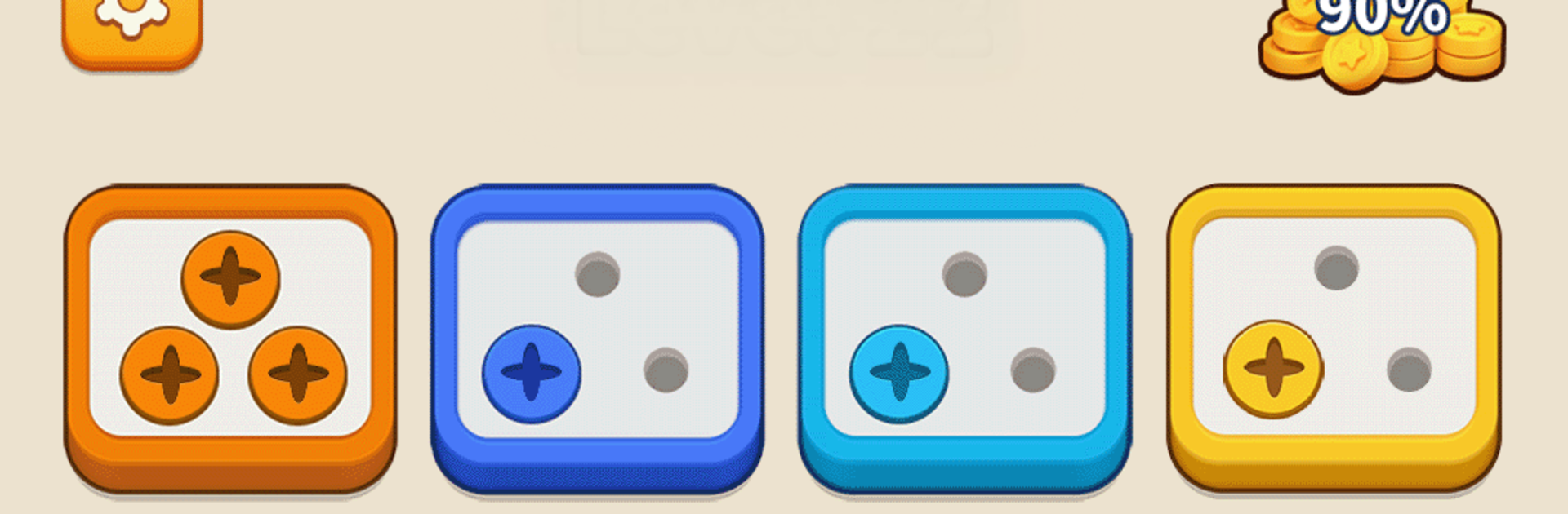 Screw Pin - Nuts Puzzle