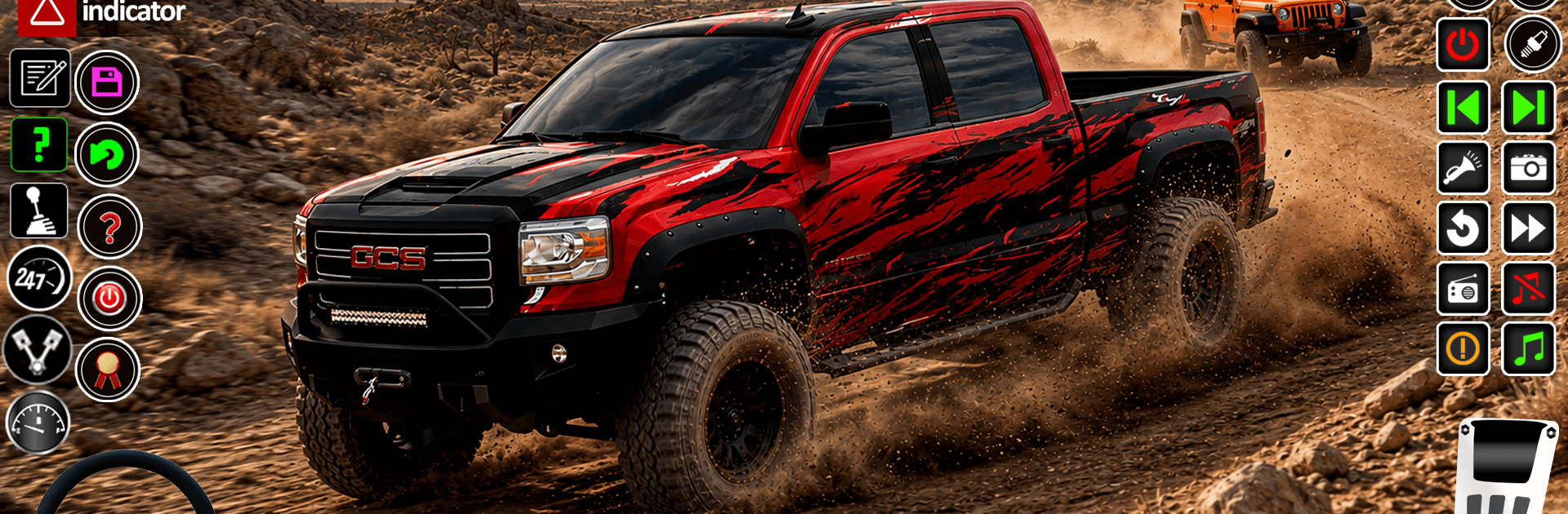 SUV Offroad 4x4 Jeep Game 3d