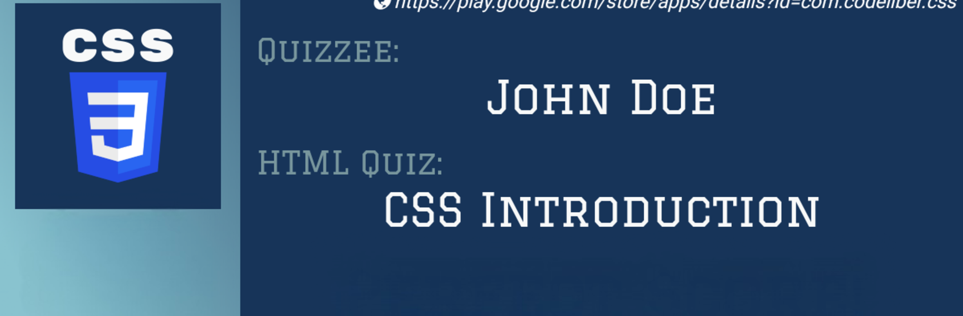 Learn CSS