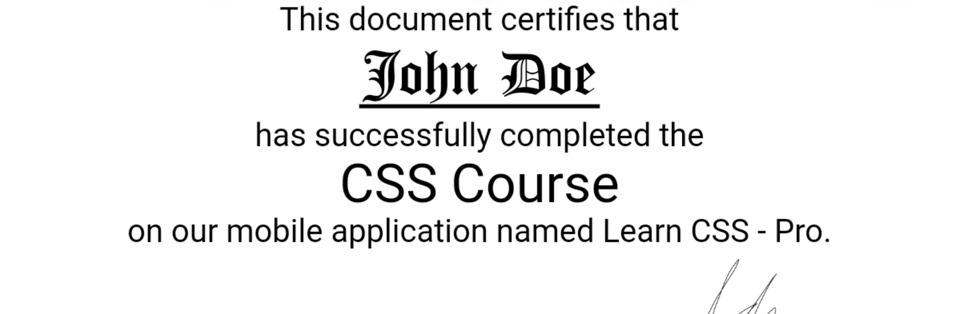 Learn CSS - Pro