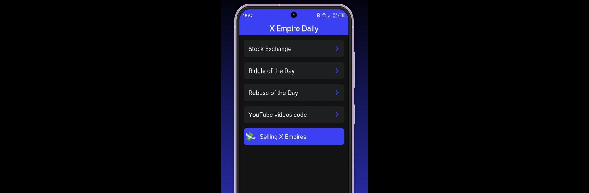 X Empire Daily: Codes & Sell