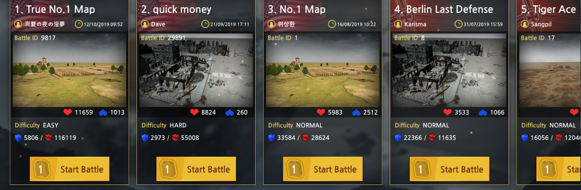 WW2 Battle Front Simulator