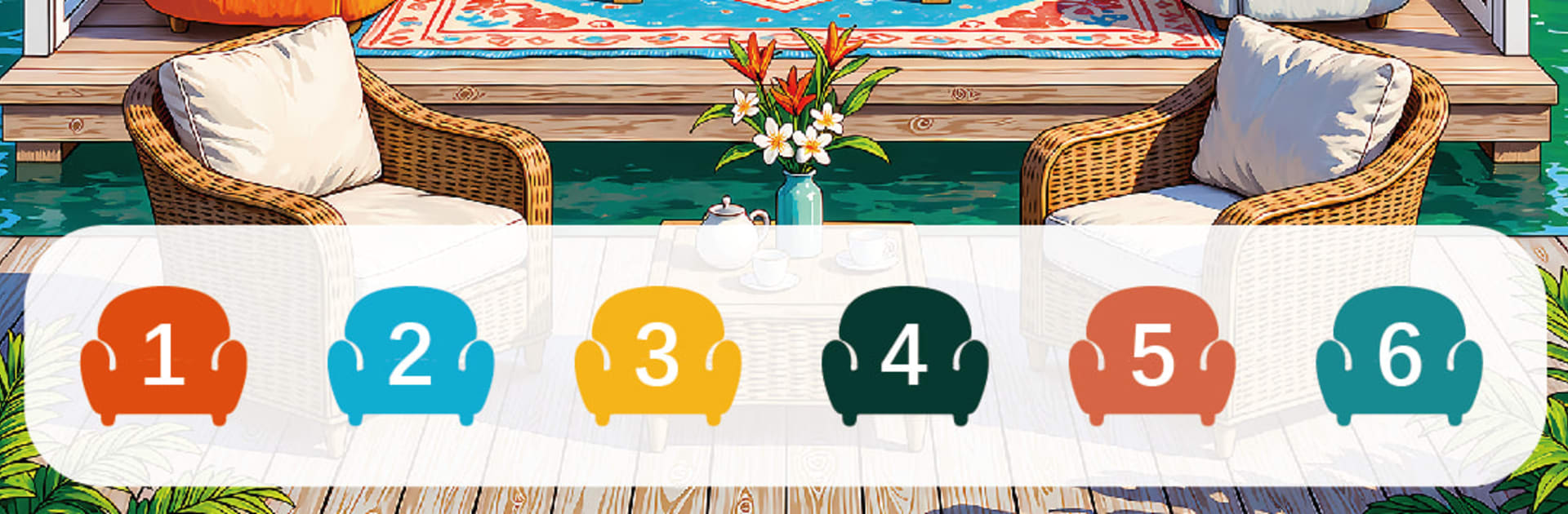 Room Deco Color by Numbers