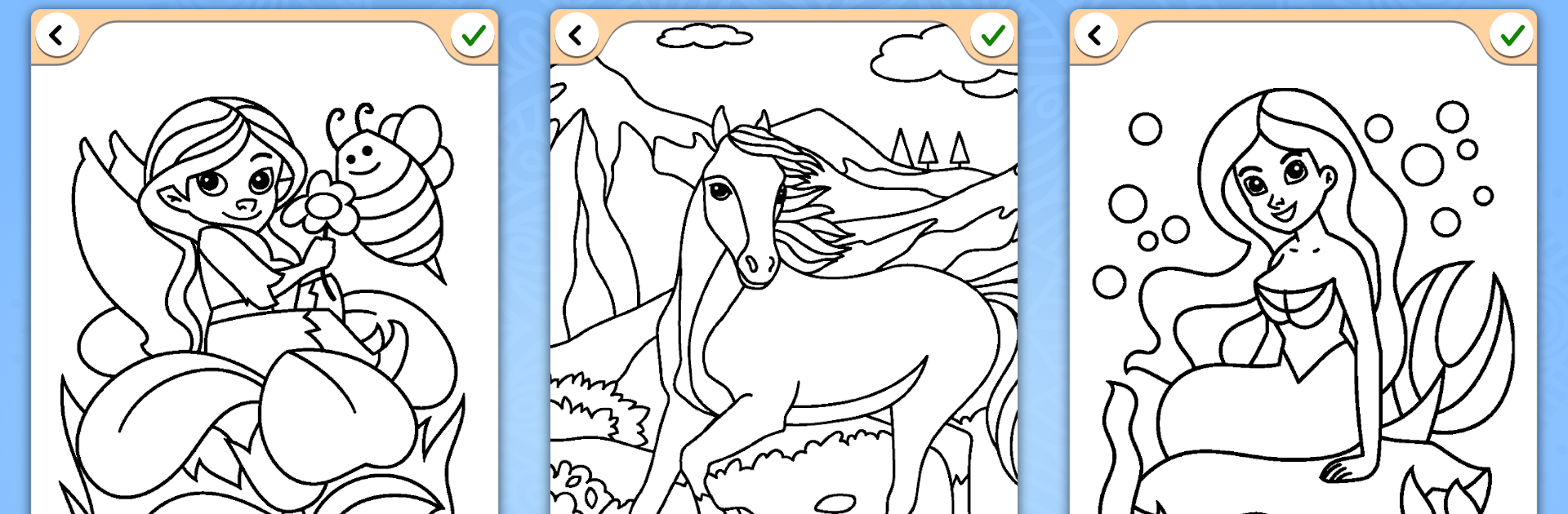 Coloring for girls and women