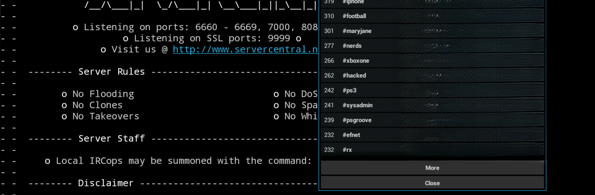 IRC for Android ™
