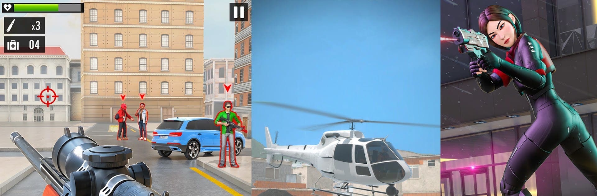 Sniper Shooter Hitman Stealth