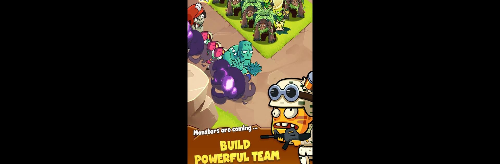 Zombie Defense - Plants War - Merge idle games
