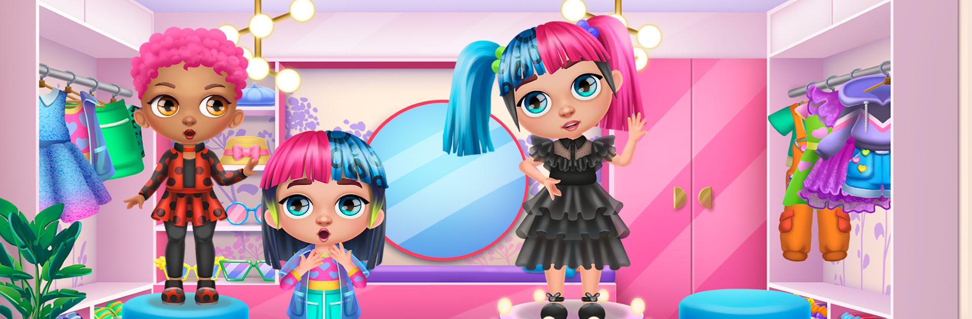 Beauty salon: Girl hairstyles