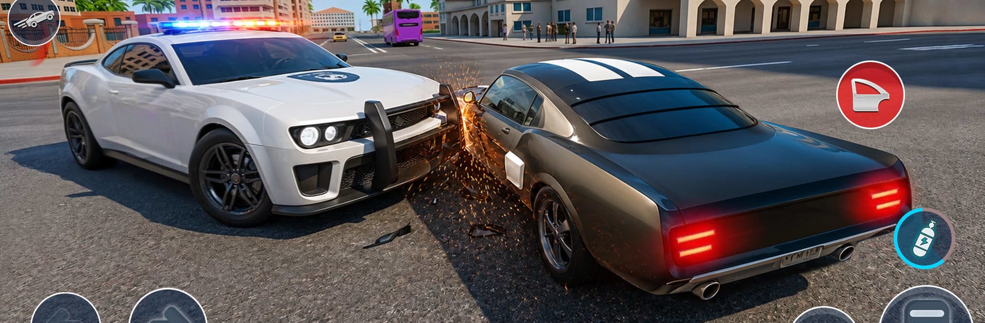 Police Car US Chase Games 3d