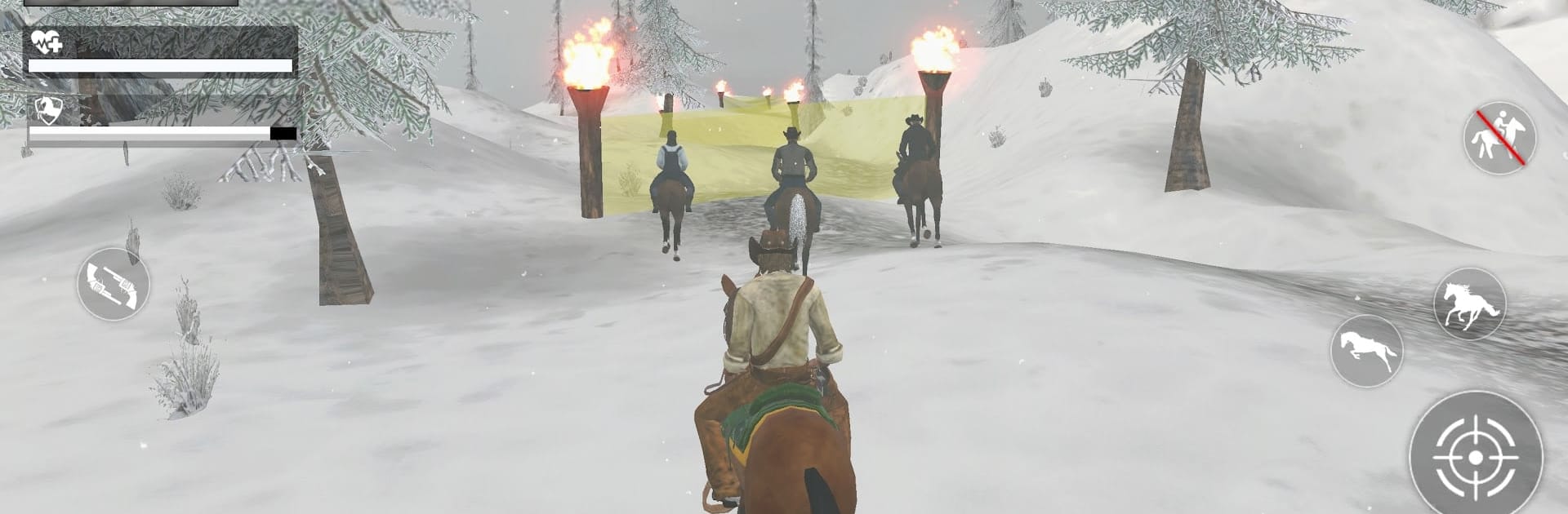 Cowboy Survival Horse Shooting