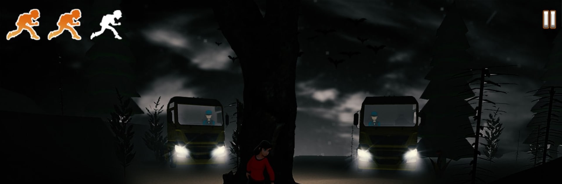 Runaway Story Inside a Forest