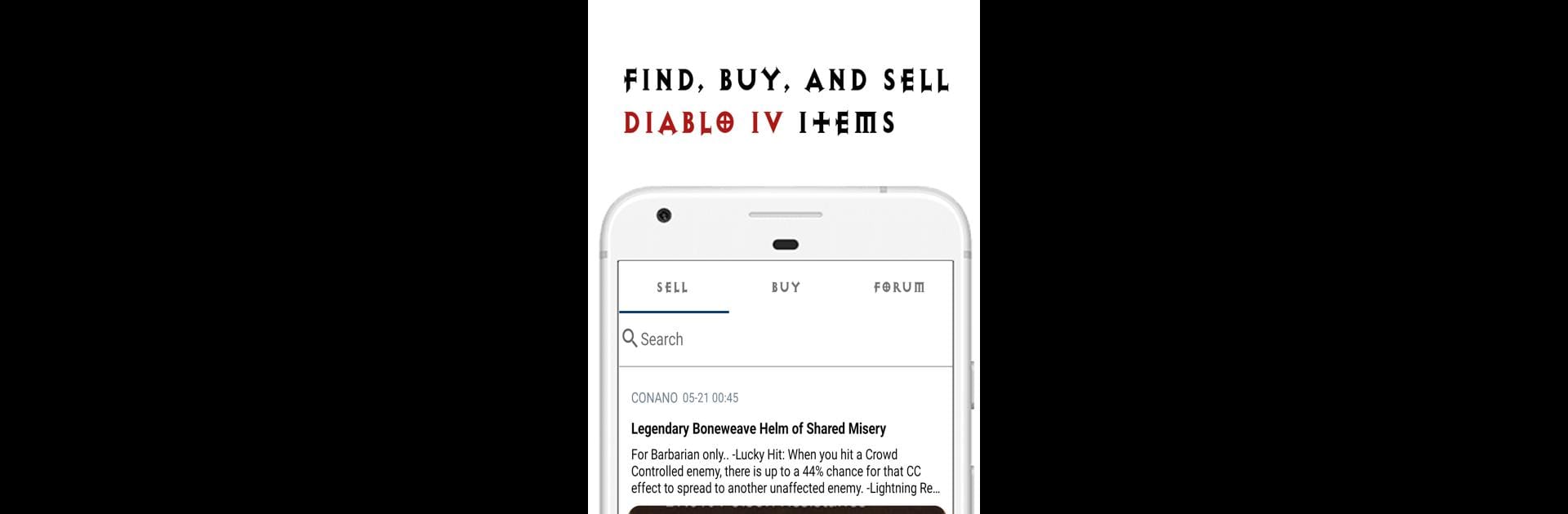 Diablo 4 Trading : Sell & Buy