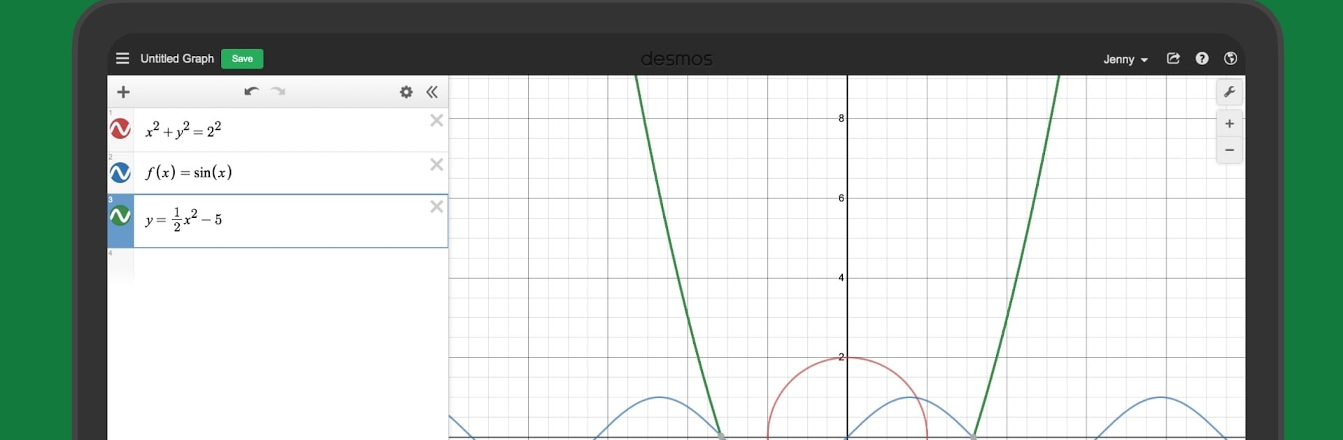 Desmos Graphing Calculator