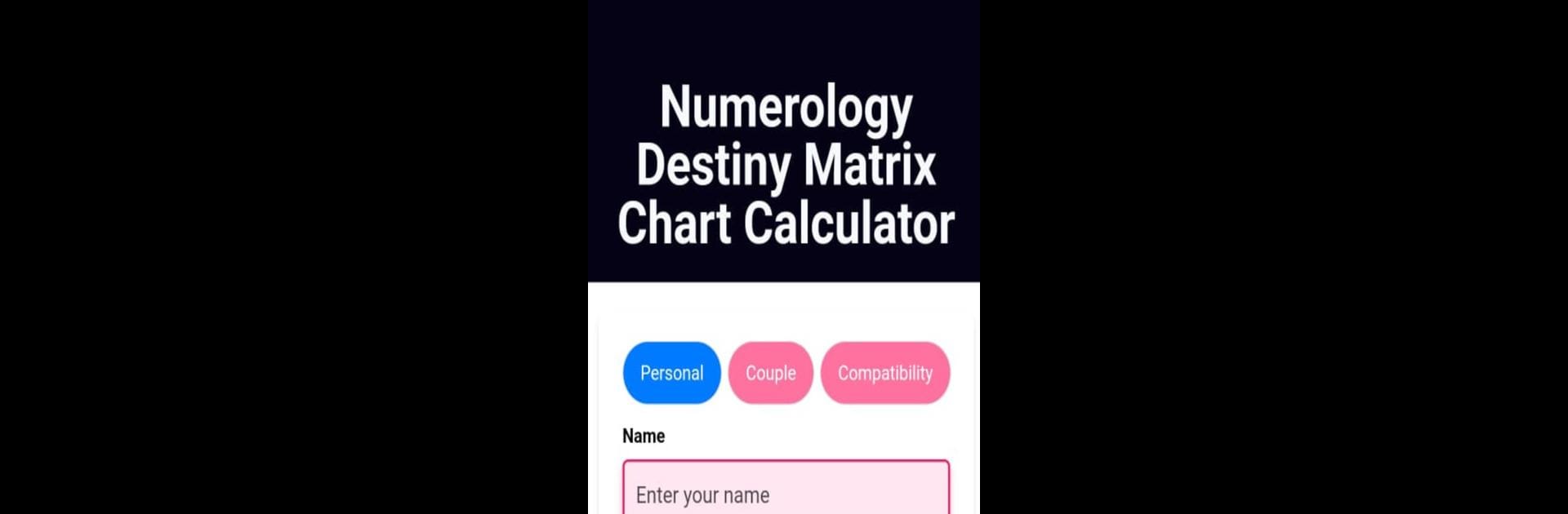 Destiny Matrix Chart