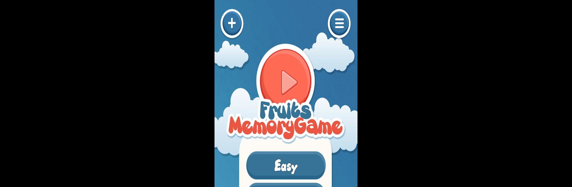 Fruits Memory Game for kids