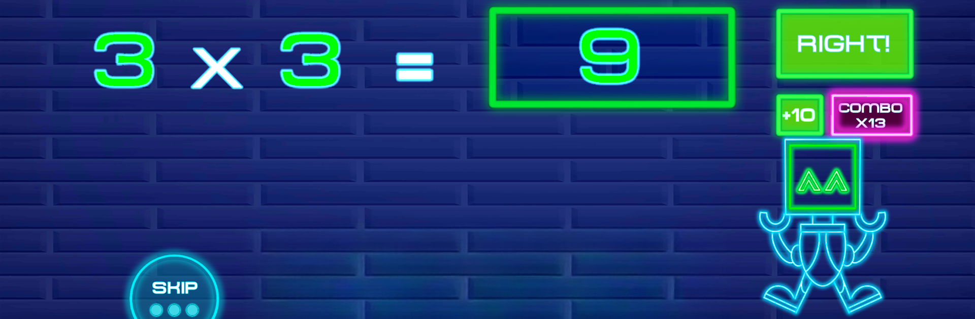Times tables for kids & MATH-E