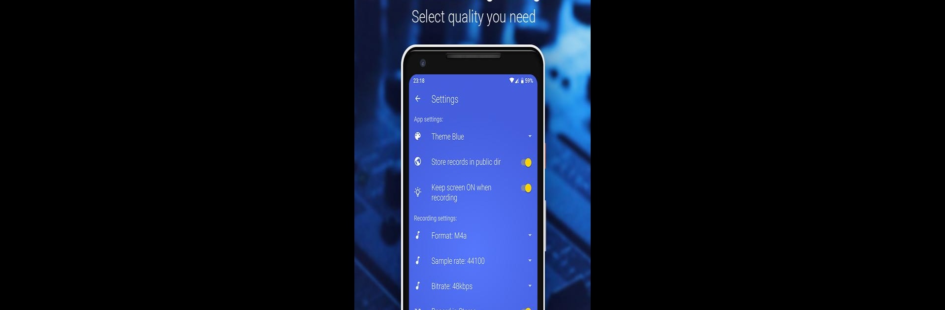 Audio Recorder (no ads)