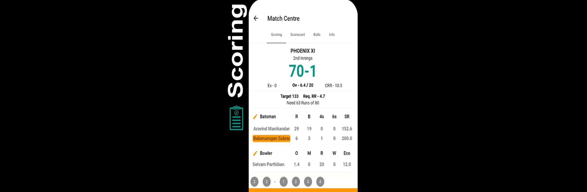 STUMPS - The Cricket Scorer