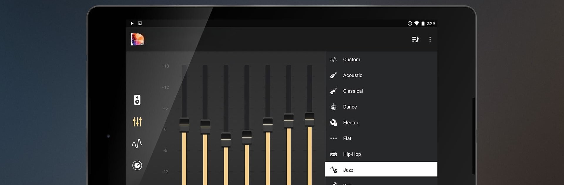 Equalizer music player booster