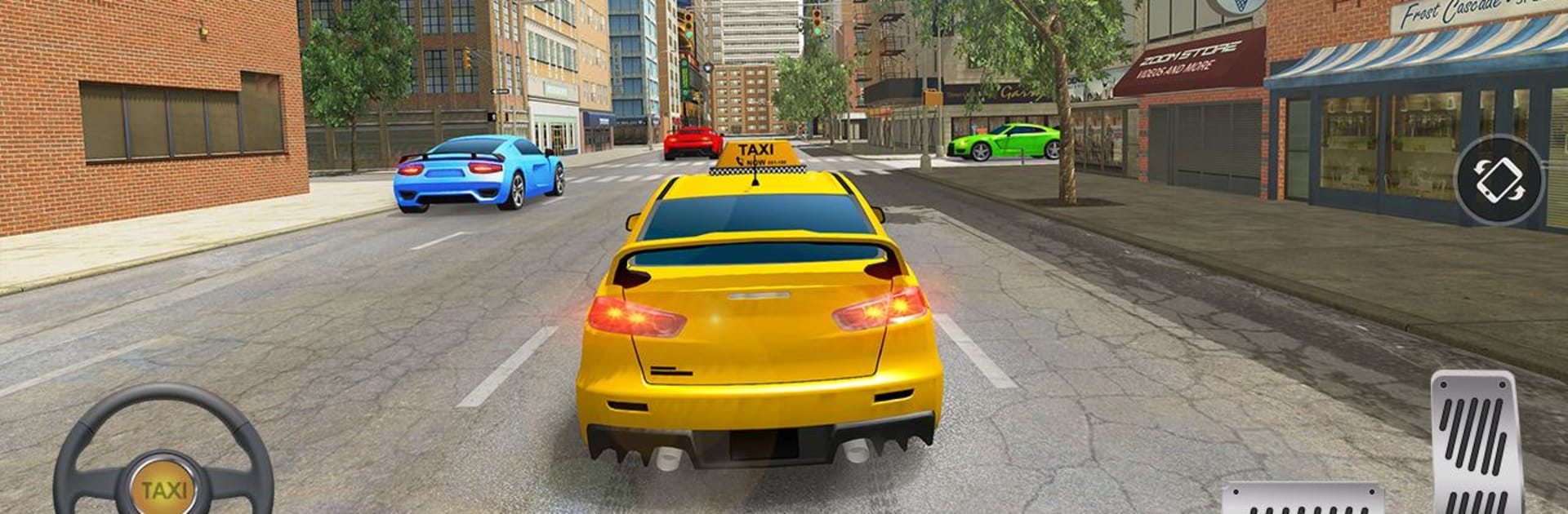 Modern Taxi Drive Parking 3D Game: Taxi Games 2020