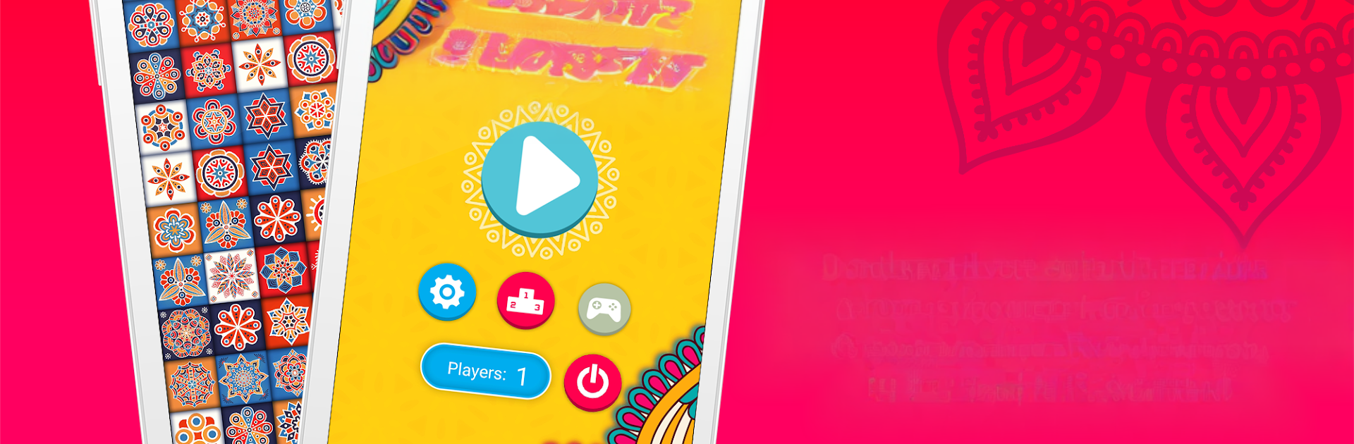 Match game - mandala