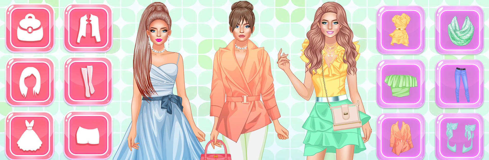 Jogos de Vestir Irmãs de Moda