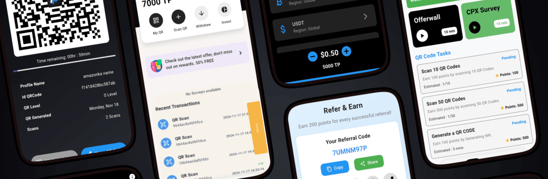 TaskPay - ScanQR & Earn