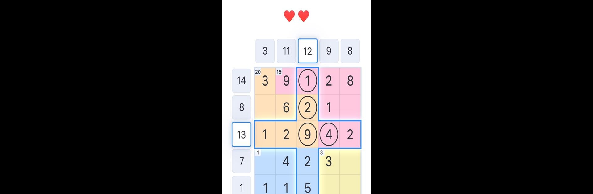 Number Sums - Numbers Game