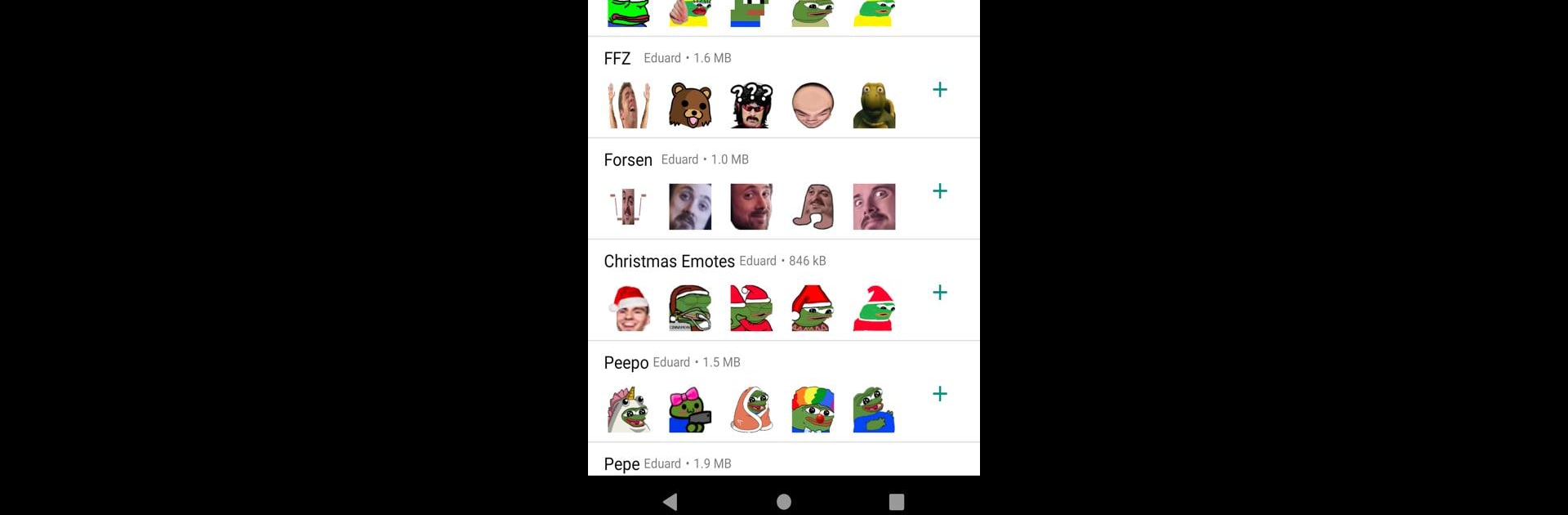 7TV Emotes for WhatsApp