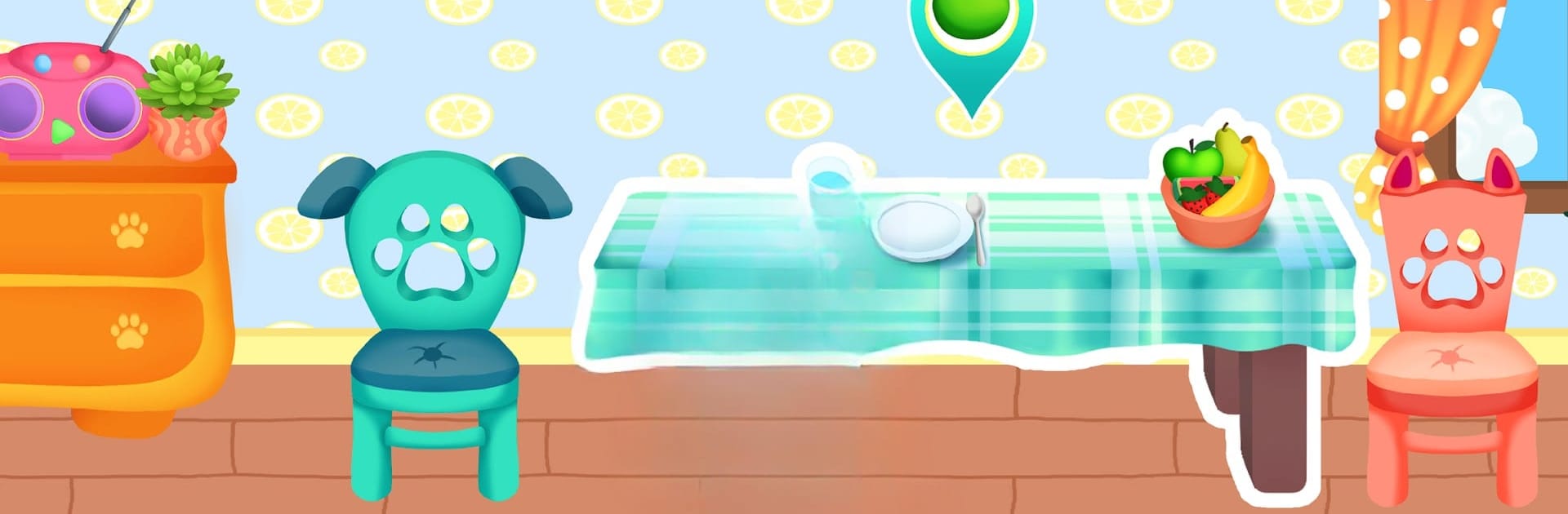 Virtual pet care for kids