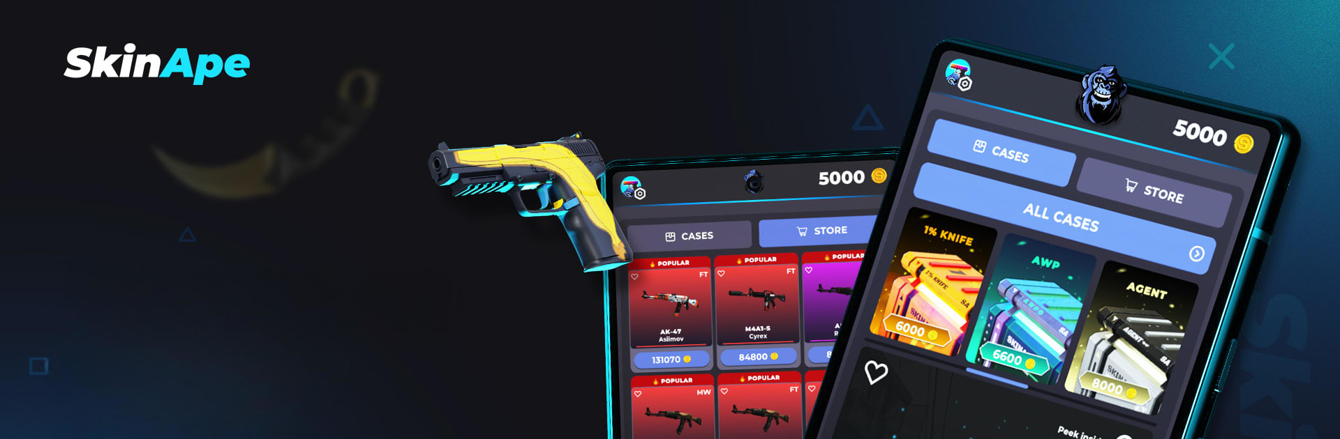 Skin Ape CSGO: скины КС ГО