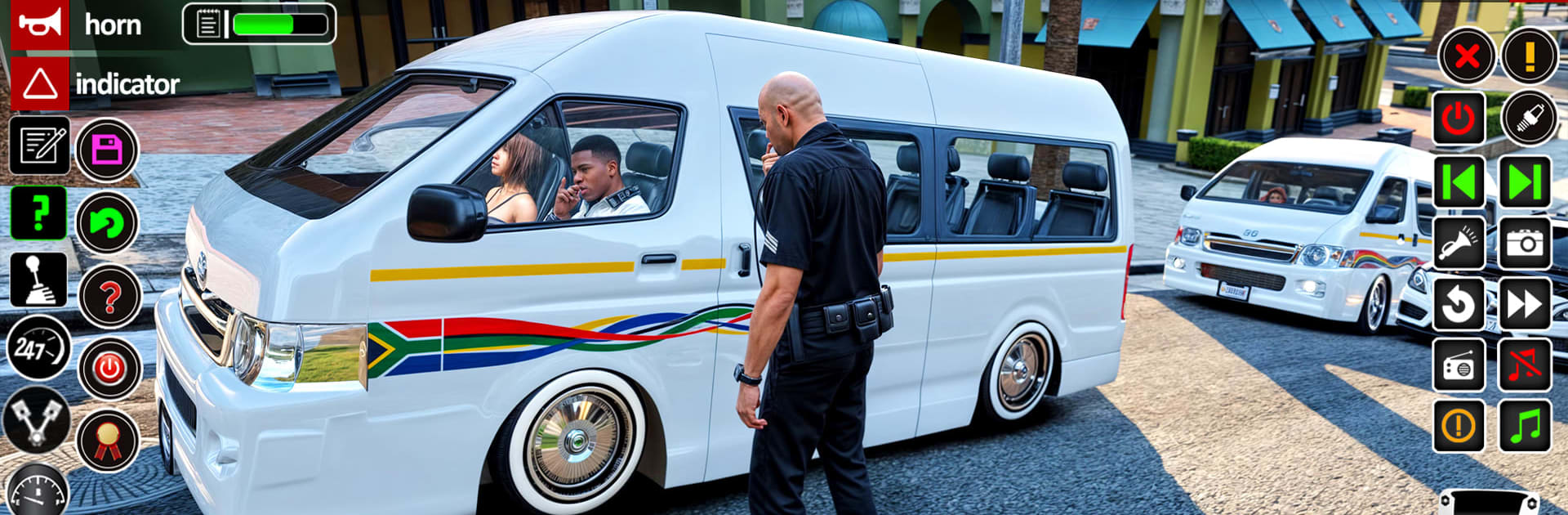 Dubai Van Driving Offroad Van