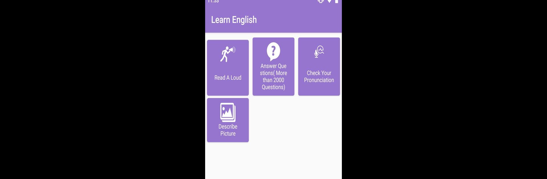 English Listening, Speaking, Reading & Vocabulary