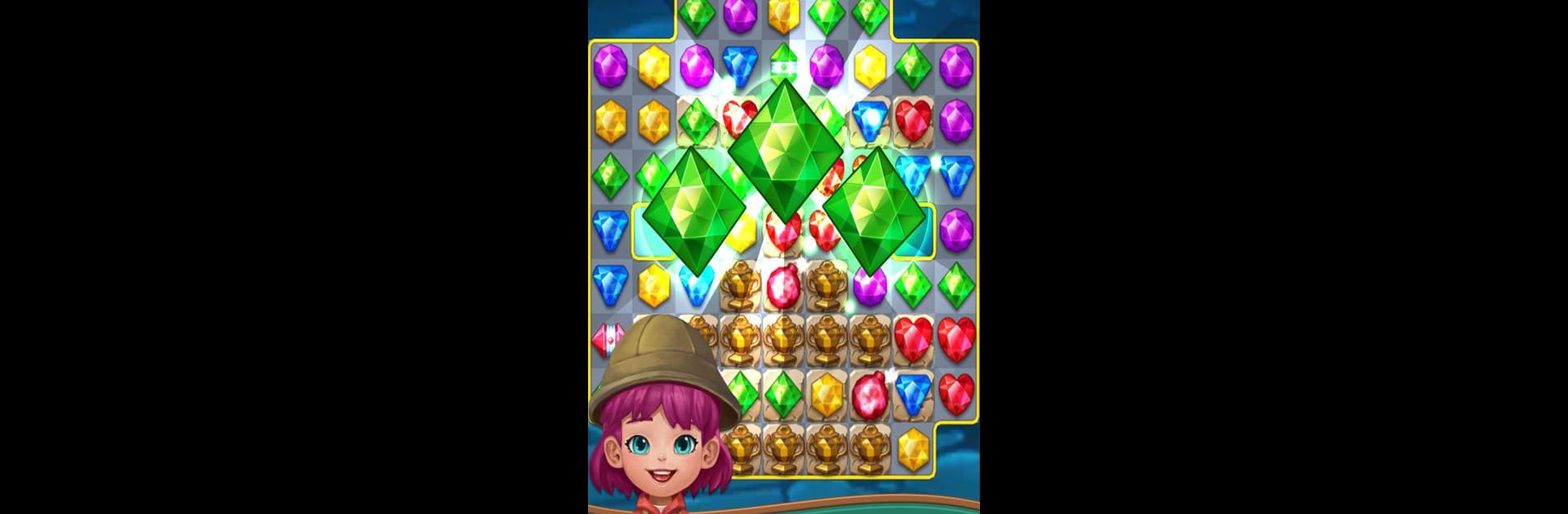 Jewels fantasy :  Easy and funny puzzle game